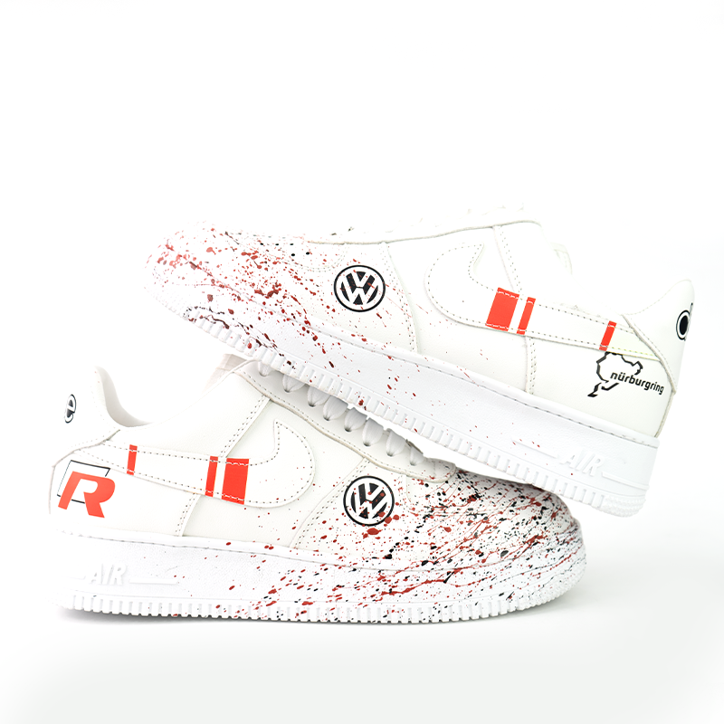 Sneaker Golf Blanc rouge